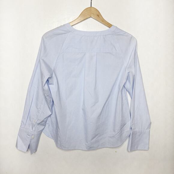 BANANA REPUBLIC Poplin Popover Blouse - Picture 2 of 3